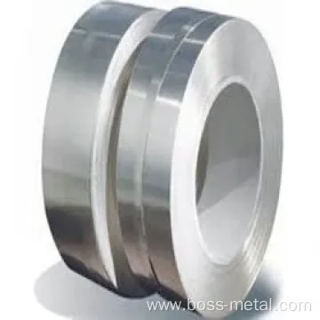 Wide thin belt stainless foil strip
